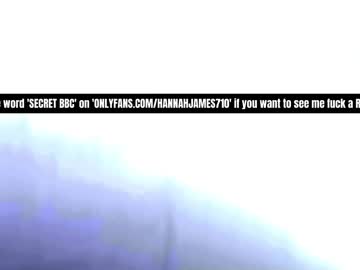 hardcore cam girl hannahjames710 image #3189547