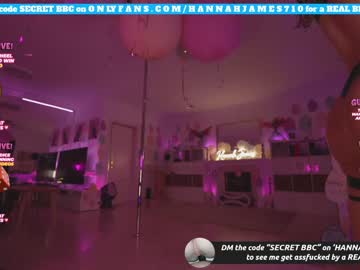hardcore cam girl hannahjames710 image #4376862