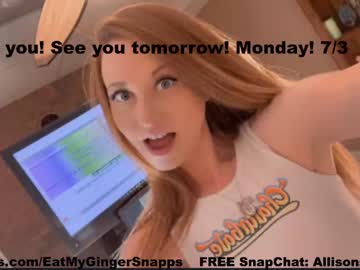 hardcore cam girl eatmygingersnapps image #3139211